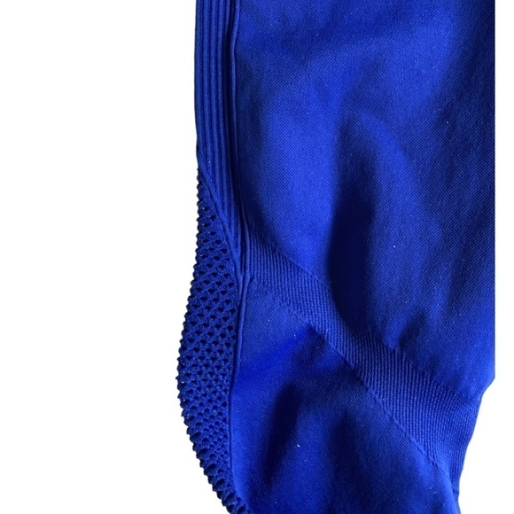 NUX Active Compression Capri Leggings Crop Mesh inlay NWOT - Picture 5 of 7